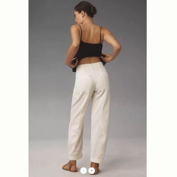 Anthropologie The Carson Utility Barrel Pants - Picture 3 of 4